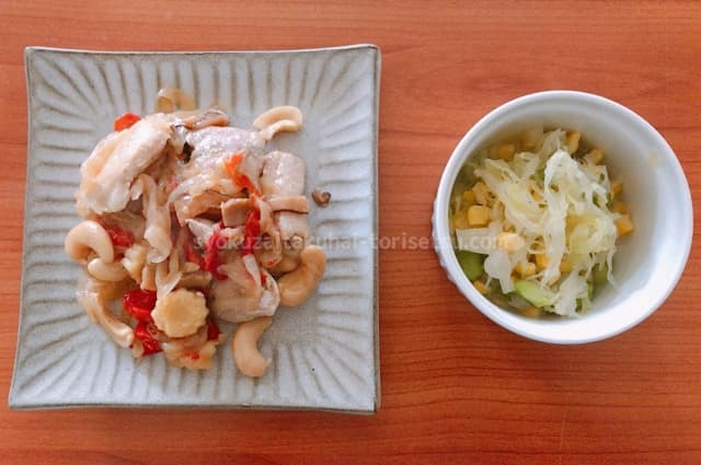 鶏肉とカシューナッツ炒め